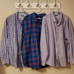 Bundle of 3 men's button down shirts sz XXL